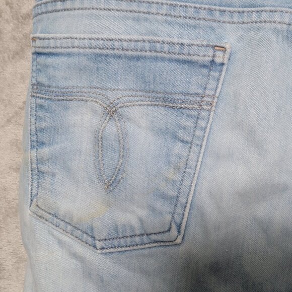 Vintage Levis Orange Tab Jeans Mens 38 x 32 Denim Straight Stretch Blue USA Made - Picture 8 of 16